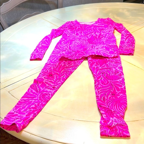 Lilly Pulitzer Other - Vibrant Pink Kids Pajamas by Lilly Pulitzer Size 6